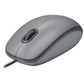 MOUSE USB OPTICAL M110 SILENT/MID GRAY 910-006760 LOGITECH