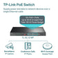 Switch|TP-LINK|Desktop/pedestal|16x10Base-T / 100Base-TX|PoE+ ports 16|TL-SL1218P