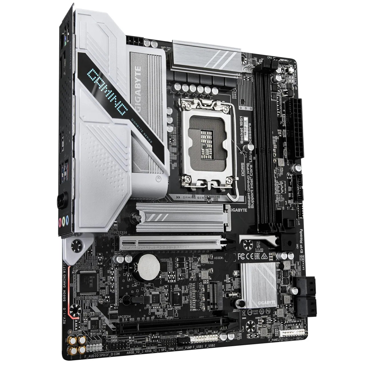 Mainboard|GIGABYTE|Intel B860 Express|LGA1851|Micro-ATX|Memory DDR5|Memory slots 2|B860MGAMINGWIFI6