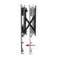 B-TECH AV SOFT-OPEN FULL SERVICE WALL MOUNT FOR XXL DISPLAYS - BLACK