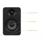 KANTO AUDIO PAIR - PASSIVE SPEAKERS WITH 1" SILK DOME TWEETER AND 4" KEVLAR WOOFER - BLACK