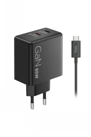 LENOVO DUAL USB-C 65W GAN CHARGER