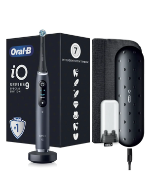 Oral-B Electric Toothbrush | iO9 Series | Rechargeable | For adults | Number of brush heads included 1 | Number of teeth brushing modes 7 | Black Special Edition