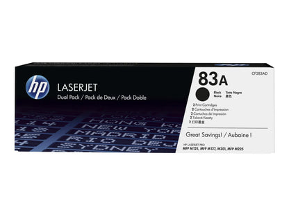 HP CF283AD Toner HP 83A Black dual pack