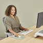Fellowes | Breyta Palm Wrist Rest | Sage