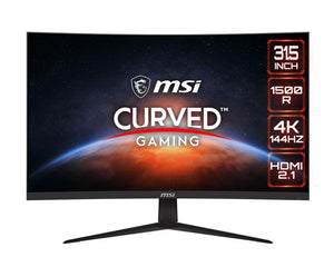 LCD Monitor|MSI|G321CU|31.5"|4K/Curved|Panel VA|3840x2160|16:9|144Hz|Matte|4 ms|Tilt|G321CU