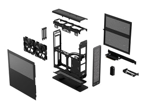 FRACTAL DESIGN Ridge Black mITX PCIe4.0