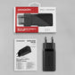 AXAGON GaN wallcharger 3x port (USB-A + 2x USB-C), 65W | ACU-DPQ65