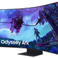 LCD Monitor|SAMSUNG|55"|Gaming/Curved|Panel VA|3840x2160|16:9|165Hz|Matte|1 ms|Speakers|Pivot|Height adjustable|Tilt|Colour Black|LS55CG970NUXDU