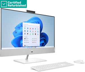RENEW GOLD HP Pavilion AIO All-In-One 27-ca2006nf - i7-13700T, 16GB, 512GB SSD, 27 FHD Touch Glossy, GeForce RTX 3050 4GB, 5MP IR Cam, Snowflake White, Win 11 Home, 1 years