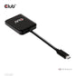 I/O HUB USB-C TO DP DUAL/CSV-1555 CLUB3D