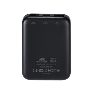 POWER BANK USB 5000MAH/VA2006 BLACK RIVACASE