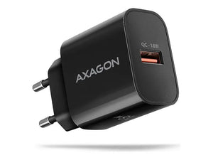 AXAGON Wallcharger 1x port USB-A, QC3.0/AFC/FCP/Apple, 18W | ACU-QC18