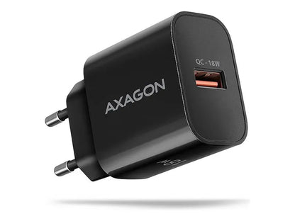 AXAGON Wallcharger 1x port USB-A, QC3.0/AFC/FCP/Apple, 18W | ACU-QC18