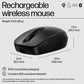 HP 695 Wireless Bluetooth Mouse - Wireless Qi-Charging, Programmable, 4-way Scrolling - Black