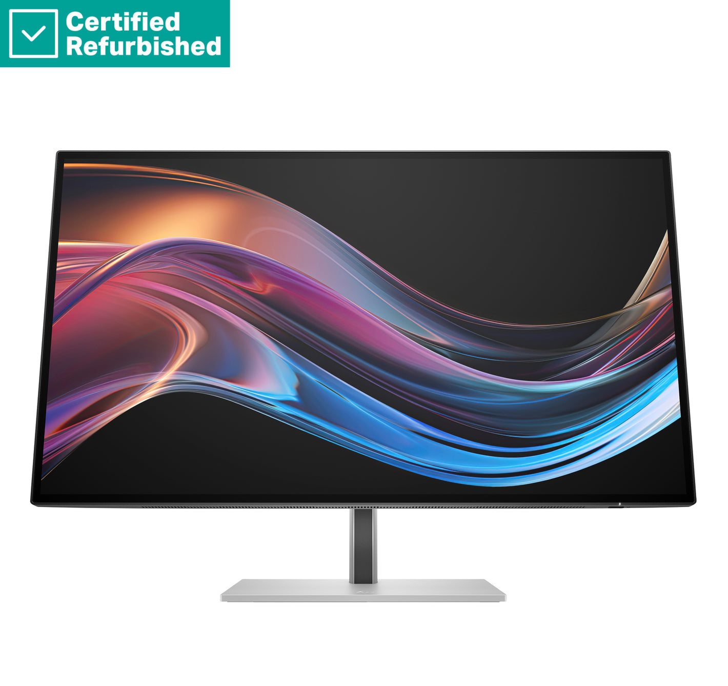 RENEW SILVER HP 727pk Series 7 Pro 4K Charging Monitor-27" 3840x2160 UHD 400-nit 60Hz AG, IPS Black HDR 400, USB-C(100W/15W)/HDMI/DisplayPort Daisy-Chain, 5x USB-A, RJ-45 LAN, height adjustable/tilt/swivel/pivot, 1 years (replaces Z27k G3)