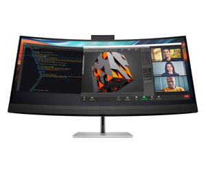 HP 740pm Series 7 Pro 5K Curved Conferencing Monitor - OPENBOX - 39.7" 5120x2160 WUHD 300-nit 60Hz AG, Curved, IPS, 2x USB-C(100W)/HDMI/DisplayPort, 4x USB-A, speakers, 13MP webcam, RJ-45 LAN, height adjustable/tilt/swivel, 3 years (Z40c)