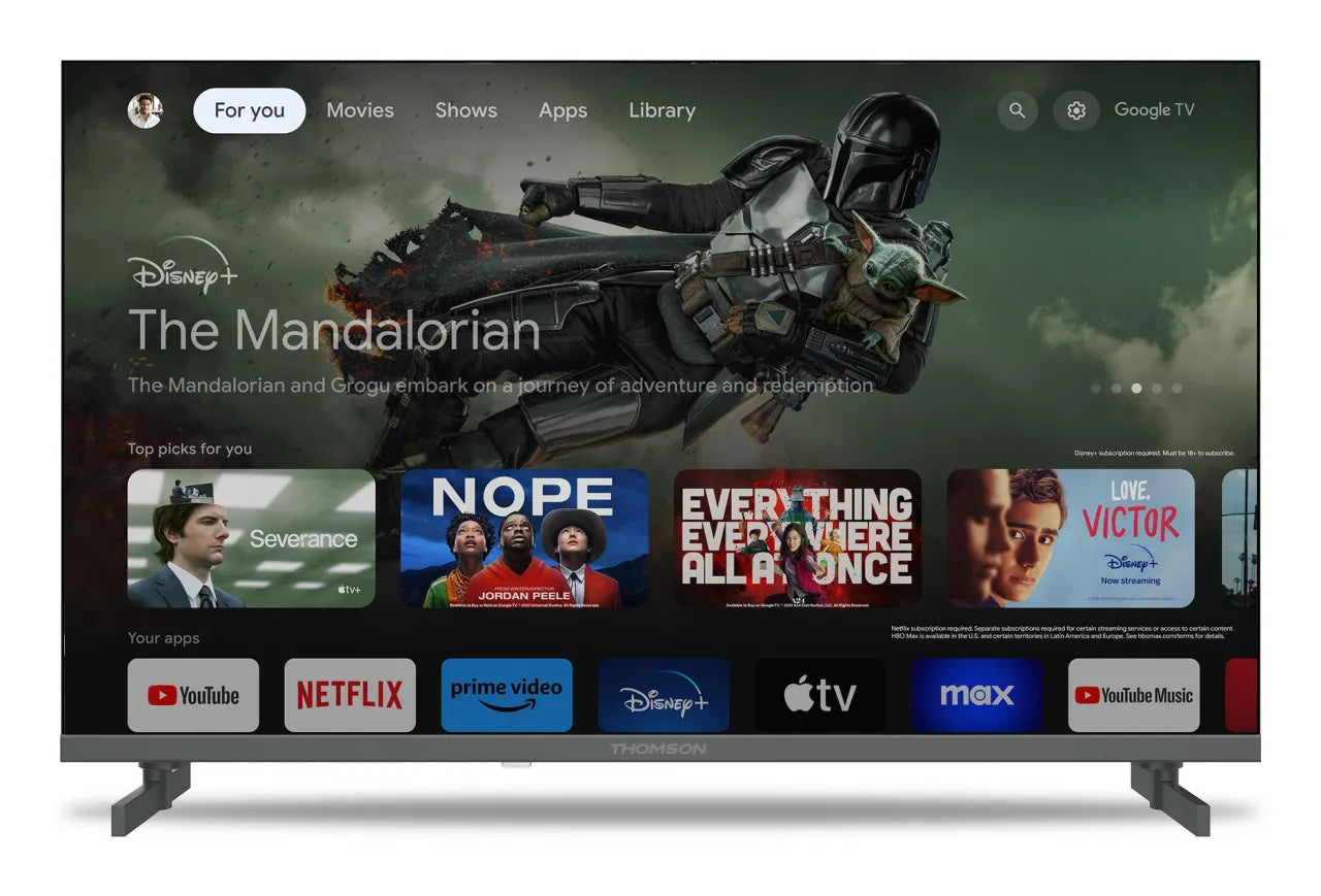 TV Set|THOMSON|65"|4K/Smart|QLED|3840x2160|Wireless LAN|Bluetooth|Google TV|Dark Grey|65QG4S14