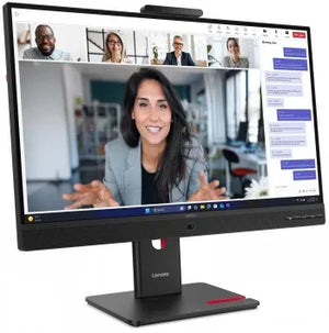 LENOVO 27" T27QD-4V QHD IPS 16:9 120HZ HDMI/DP/USB-C(100W)/RJ45/WEBCAM/SPEAKERS