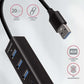 I/O HUB USB3.2 3P SD/MICROSD/0.2M HMA-CR3A AXAGON