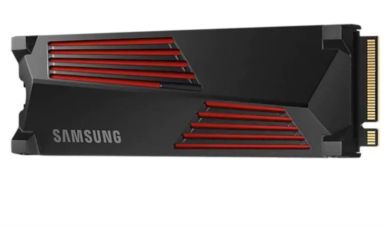 SSD|SAMSUNG|990 PRO with Heatsink|1TB|M.2|PCIE|NVMe|MLC|Write speed 6900 MBytes/sec|Read speed 7450 MBytes/sec|2.3mm|TBW 600 TB|MTBF 1500000 hours|MZ-V9P1T0GW