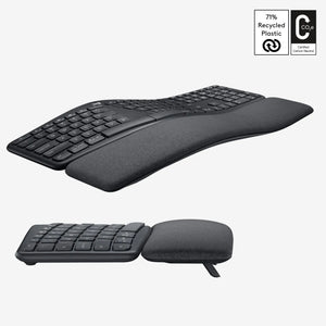 KEYBOARD WRL ERGO K960 US/BLACK 920-010108 LOGITECH