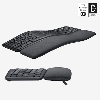 KEYBOARD WRL ERGO K960 US/BLACK 920-010108 LOGITECH