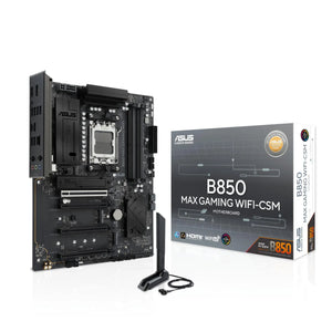 Mainboard|ASUS|AMD B850|Socket AM5|ATX|RAM DDR5-SDRAM|4xSlots|Wi-Fi Yes|Bluetooth Yes|3xNumber of M.2 (M) slots|B850MAXGAMINGWIFI