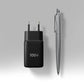 MOBILE CHARGER WALL USB 100W/GAN 2PORT ACU-PQ100 AXAGON