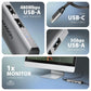 I/O HUB USB-C 4IN1/0.15M HMC-H3A AXAGON