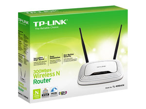 TP-LINK N300 WLAN Router 4P Switch 2xAnt