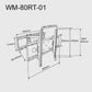 TV SET ACC WALL MOUNT 37-80"/WM-80ST-02 GEMBIRD