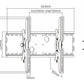 LH-GROUP WALL MOUNT 37-70" 600X400 TILT