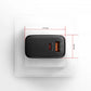AXAGON GaN wallcharger 2x port (USB-A + USB-C), PD3.0/PPS/QC4+/SFC2.0/AFC/SCP/FCP/Apple, 45W | ACU-PQ45
