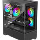 Case|XILENCE|XG172|MidiTower|Case product features Fan control panel/Transparent panel|Not included|Colour Black|XG172