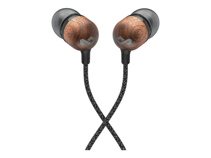 Marley Wired Earbuds | Smile Jamaica | Built-in microphone | USB Type-C | Signature Black