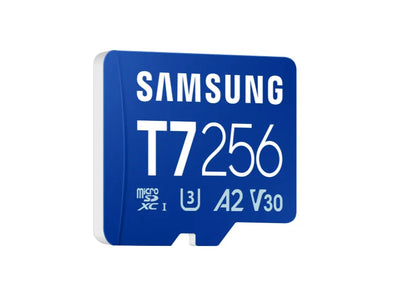 Samsung MicroSD card | T7 | 256 GB | microSDXC | Flash memory class U3, V30, A2