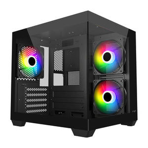 FSP Case | S140-BA | Black | Mini-ITX, uATX(M-ATX) | Power supply included No