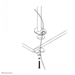 NEWSTAR GROMMET AND POLE (40 CM) FPMA-D960 & FPMA-D960D - BLACK