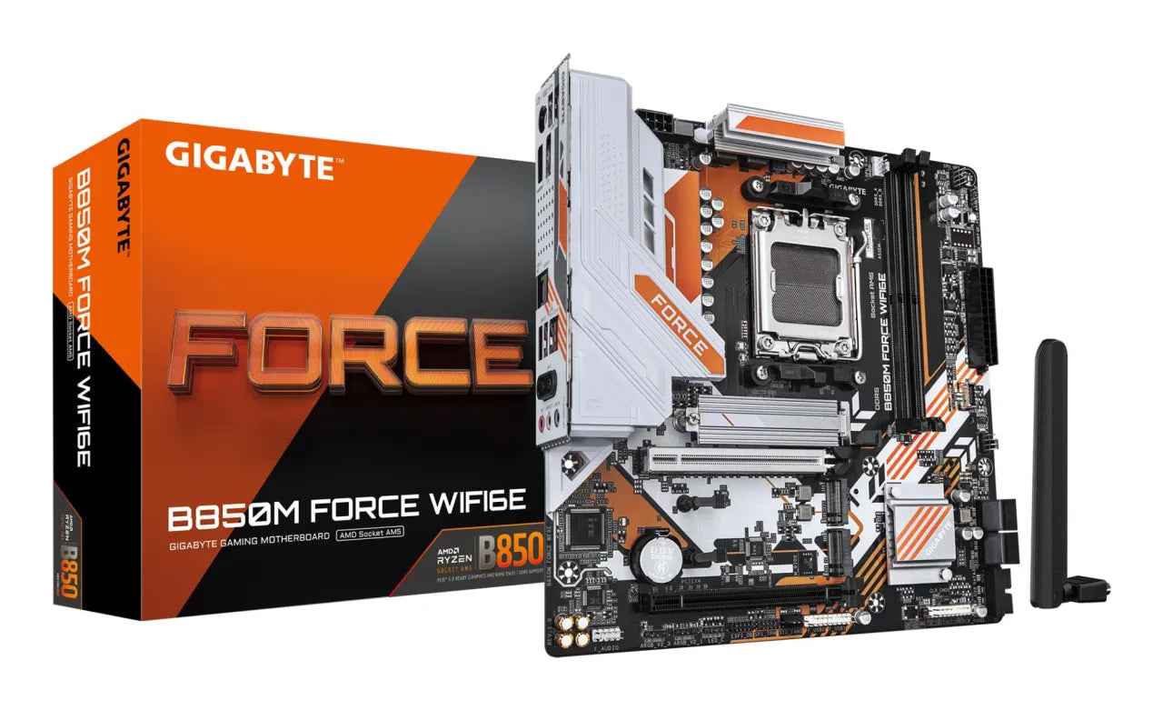 Mainboard|GIGABYTE|AMD B850|SAM5|Micro-ATX|Memory DDR5|Memory slots 2|B850MFORCEWF6E