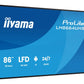 IIYAMA LH8664UHS-B3AG 86inch 3840x2160