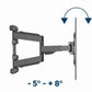 TV SET ACC WALL MOUNT 32-75"/WM-75ST-01 GEMBIRD