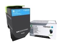 LEXMARK Return Prgm Cyan Toner 2.3K