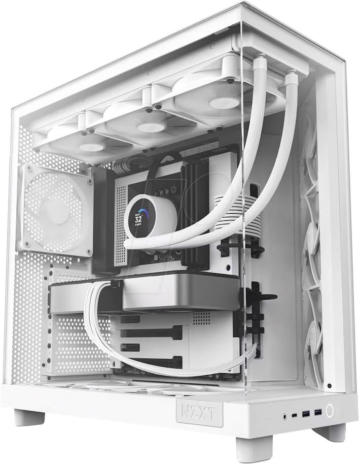 Case|NZXT|H6 Flow|MidiTower|Not included|ATX|MicroATX|MiniITX|Colour White|CC-H61FW-01