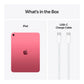 Apple iPad | 11 " | Pink | Liquid Retina | 2360 x 1640 pixels | A16 | 256 GB | Wi-Fi | Bluetooth | 5.3 | iOS