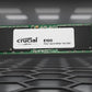 SSD|CRUCIAL|E100|480GB|M.2|PCIe Gen4|NVMe|3D NAND|Write speed 2500 MBytes/sec|Read speed 4500 MBytes/sec|CT480E100SSD8