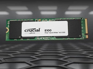 SSD|CRUCIAL|E100|480GB|M.2|PCIe Gen4|NVMe|3D NAND|Write speed 2500 MBytes/sec|Read speed 4500 MBytes/sec|CT480E100SSD8