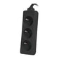 Lanberg Cable Power Strip, 3X French Outlets Quality-Grade Copper, 3 m | PS0-03E-0300-BK