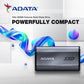 External SSD|ADATA|SE880|1TB|USB-C|Write speed 2000 MBytes/sec|Read speed 2000 MBytes/sec|AELI-SE880-1TCGY