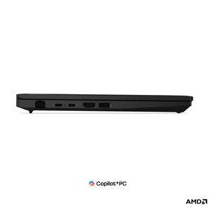 Lenovo ThinkPad L14 G7 AMD | Black | 14 " | IPS | WUXGA | 1920 x 1200 pixels | Anti-glare | AMD Ryzen AI 5 | 430 | 16 GB | SODIMM DDR5 | Solid-state drive capacity 512 GB | AMD Radeon 840M Graphics | Windows 11 Pro | 802.11be | Bluetooth version 5.4...